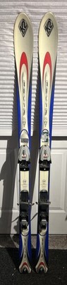 K2 FOUR R  Mountain Skis 160cm w/ MARKER M 900 Bindings Blue