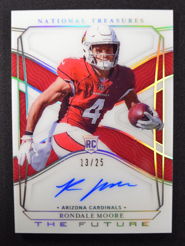 Rondale Moore 2021 National Treasures The Future Holo Silver Rookie Auto /25