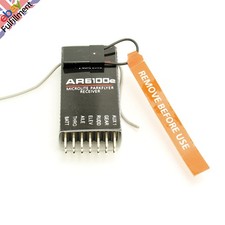2.4GHz 6CH AR6100e RC Receiver w/ Bind Plug Cable for Spektrum DSM2 Transmitter