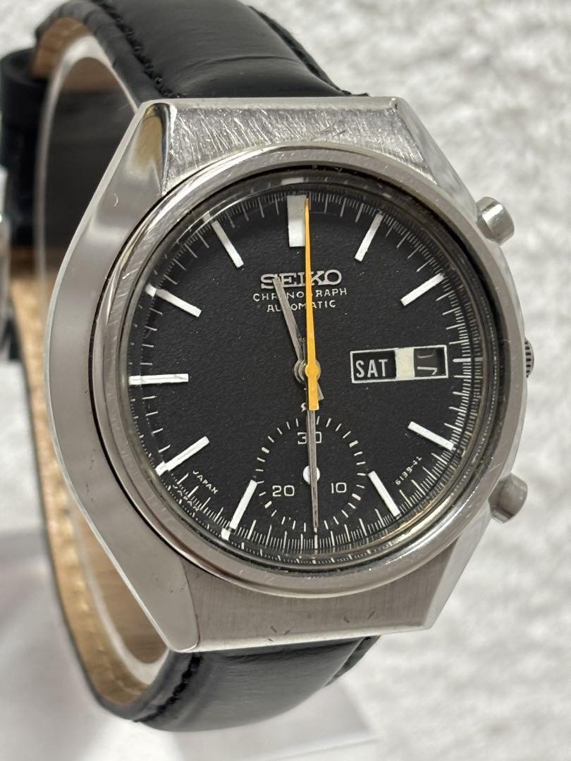 Winding 6139-8040 Seiko Product Men Chronograph Automatic Working - vintagewatches.pk