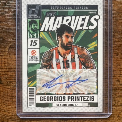 2024-25 Donruss Euroleague Georgios Printezis Net Marvels Auto #NMS-PRZ