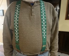 Unisex Baileys Suspenders One Size Green St. Patrick's Day