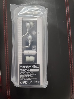 JVC HA-FR36-S Stereo Marshmallow with Remote and Microphone White