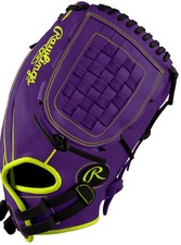 Rawlings Heart of the Hide purple Reign 12" Softball Glove PRO120SB-PR