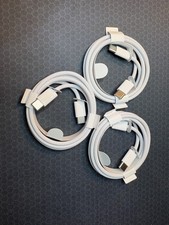 Lot Of 3 - Authentic Apple 1m 3.3FT Braided USB C to C Cable: iPhone 18 17 15