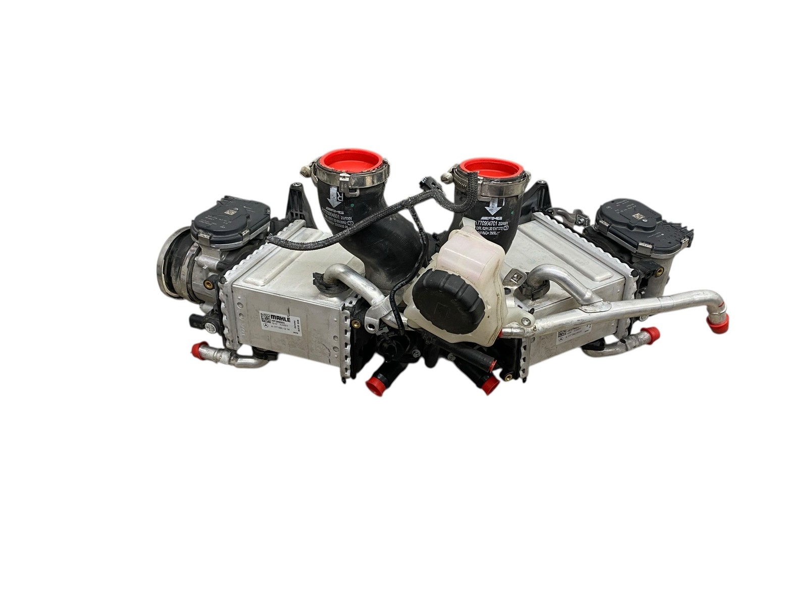 2022 Aston Martin V8 Vantage 4.0L M177 Intercooler Set W/ Throttle Bodies oem