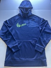 Nike DRI-FIT Men  s Blue Hoodie Size S