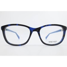 Nine West NW5068 428 Blue Tortoise Shell Eyeglasses Frames 52-18-135 Gunmetal