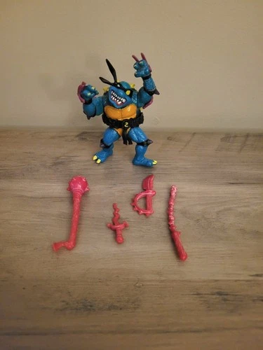 VTG 1990 TMNT Slash TMNT Teenage Mutant Ninja Turtles Figure Complete