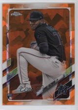 2021 Topps Chrome Update Sapphire Edition Orange 9/25 Jorge Guzman #US321 1c9d