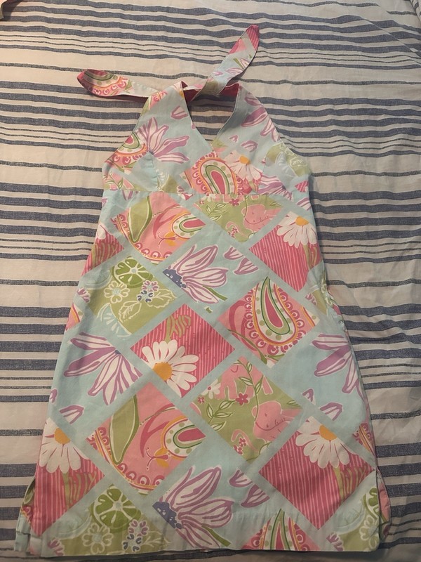 Lily Pulitzer Girls Halter Dress Size 10