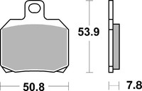 Brembo Bremsbelagsatz Scheibenbremse Prime - Sinter - SP 07BB20SP FüR Honda CBR