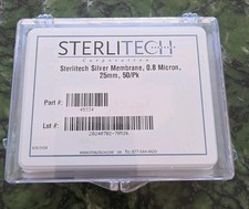 Sterlitech Silver Membrane 0.8 Micron Pn 25mm...