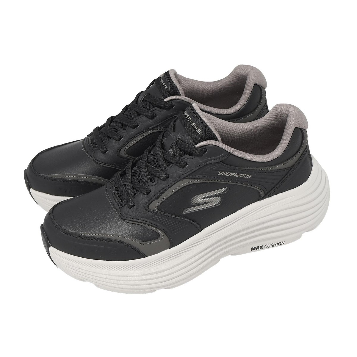 Skechers Max Cushioning Endeavour Black Women Road Running Shoes