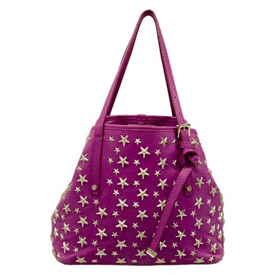 JIMMY CHOO Sasha - Purple Leather Tote Bag | eBay