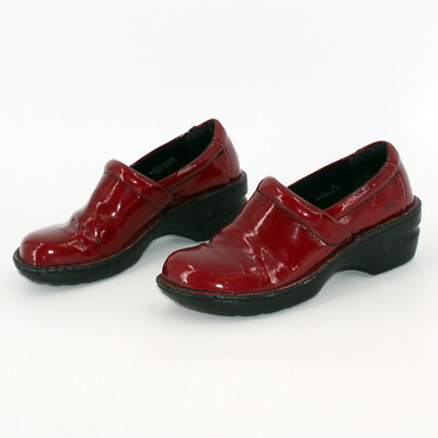 boc clogs red