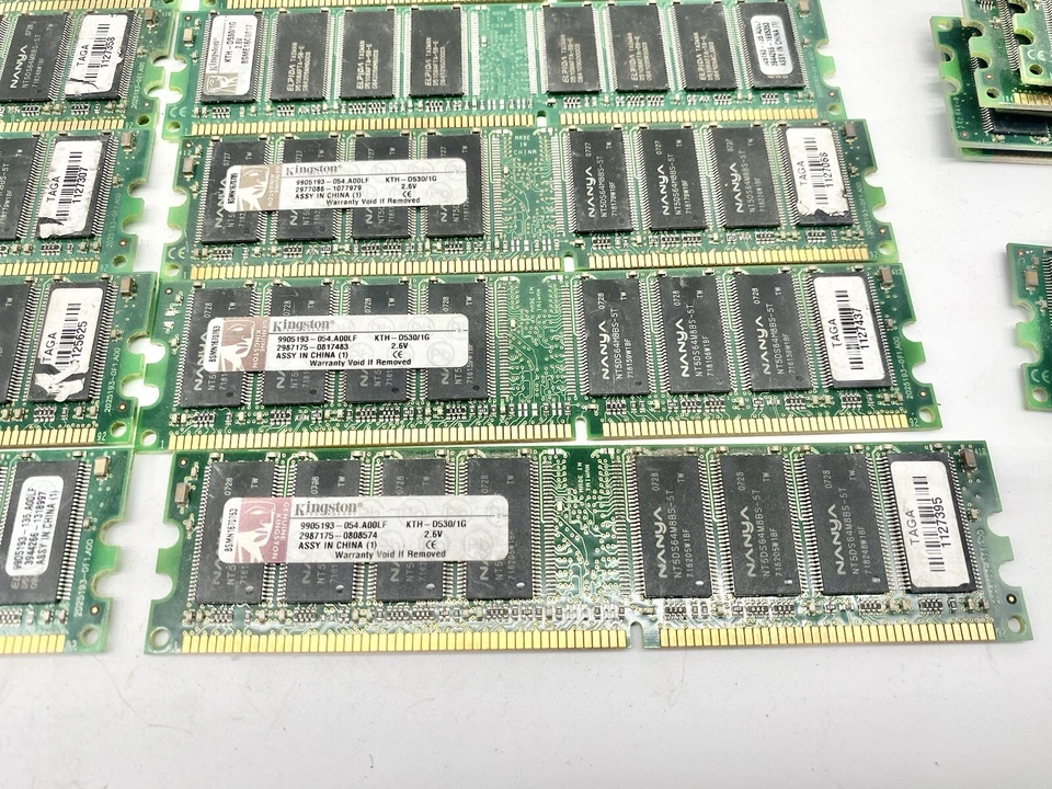 Lot of 5 Kingston KTH-D530/1G DDR 400 PC3200 184-Pin SDRAM Modules - Image 2 of 4