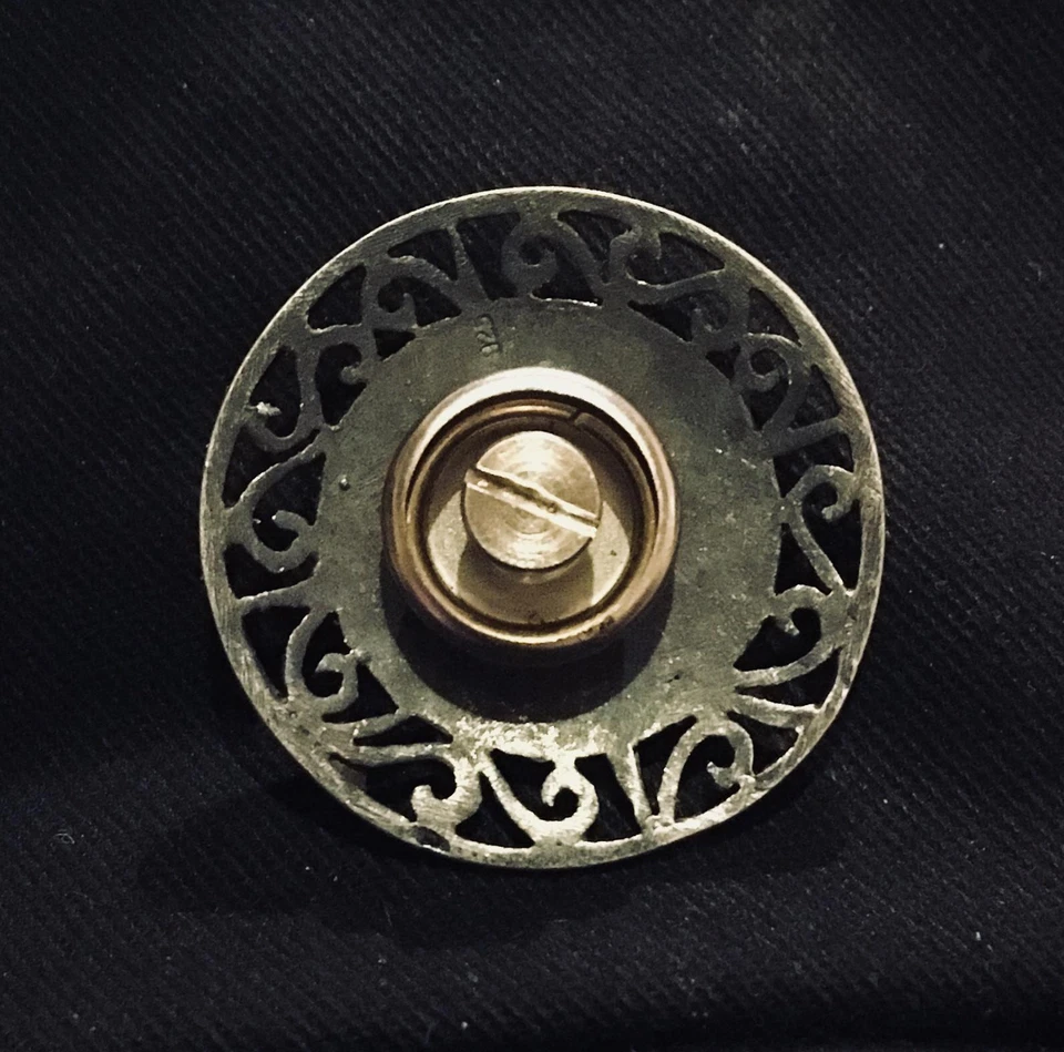 Cintura Portafoglio In Pelle Con Concho In Turchese Argento 925 Western Texas. - Immagine 2 di 2