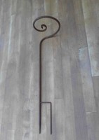 60 Cm Gartenstab Rankstab Rosenstab. Doppelspieß Eisen Rost