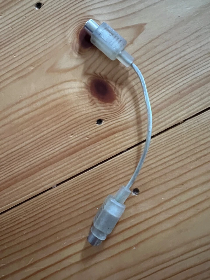 Apple Clear Video Adapter Male S-Video to Composite Female RCA 603-2679 - RARE - Image 2 of 4