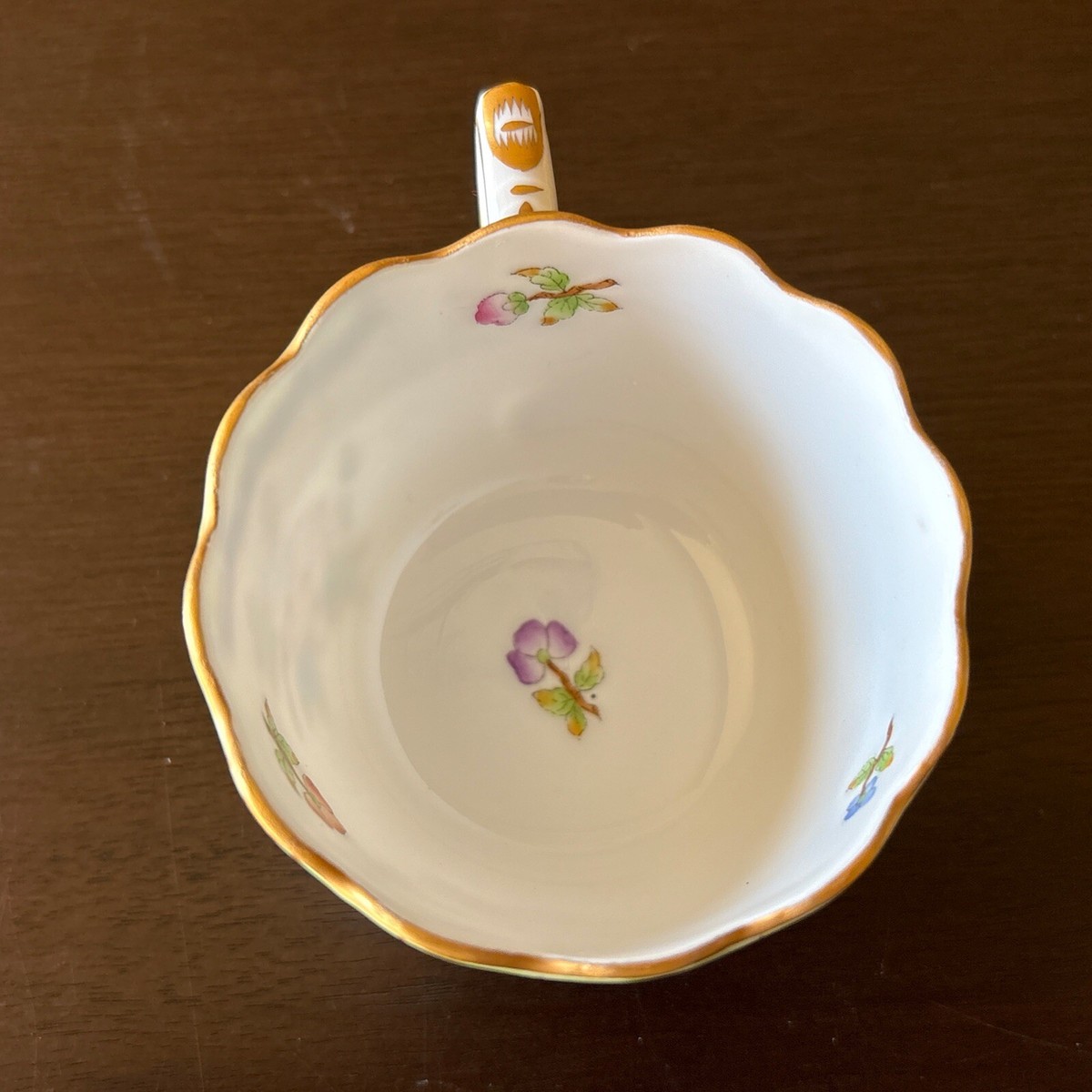 Herend, Hungary QUEEN VICTORIA, 711/VBO Espresso Demitasse Herend, Hungary QUEEN VICTORIA, 711/VBO Espresso Demitasse