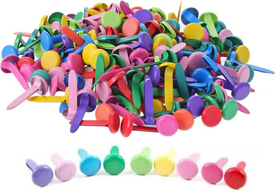 Mini Brads for Paper Crafts Metal Brads Paper Fasteners for Crafts 8Mm X 18Mm Mu