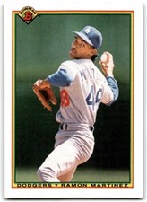 1990 Bowman Baseball Card Ramon Martinez Los Angeles Dodgers #88