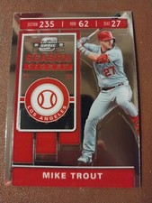2020 MIKE TROUT PANINI CONTENDERS OPTIC BASEBALL CARD #9 LA ANAHEIM ANGELS