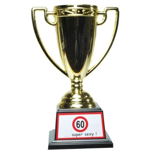 SCHMIDT UDO GMBH &AMP; CO. 1 POKAL 60.GEBURTSTAG IM GESCHENKKARTON KUNSTSTOFF 17,5 x 6 cm 60 ...super sexy