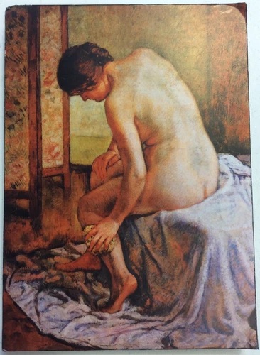 La Toilette Theo Van Rysselberghe Art Print On Board GnuFoundArt