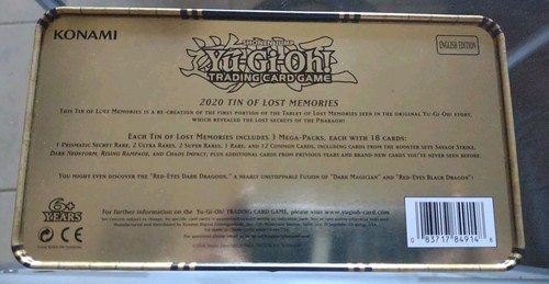 Yu-Gi-Oh 2020 Mega Tin Tablet Part One Display Item Empty No Cards Collectible. - Picture 2 of 2