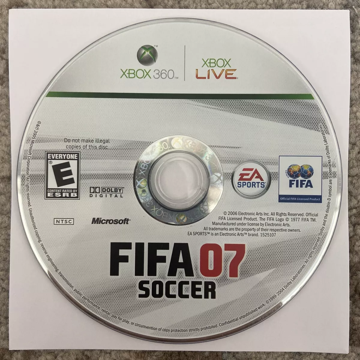 FIFA 07 para Xbox 360 (2006)