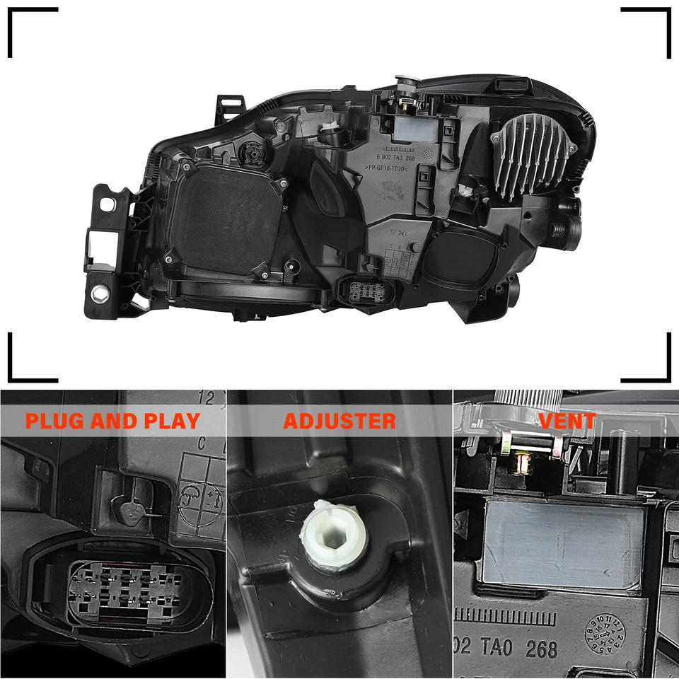 For 2016-2019 Mercedes Benz GLE GLE350 W166 LED Right Passenger Headlight Lamp - Image 4 of 4