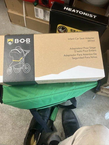 BOB Gear Single Jogging Stroller Adapter for Britax Infant Car Seats, Gray Seat - Picture 1 of 3