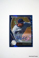 2021 Panini Prizm Draft Picks Rohan Handa Auto Prizm Blue #'d /5 YALE GIANTS