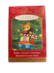 baby's second christmas ornament