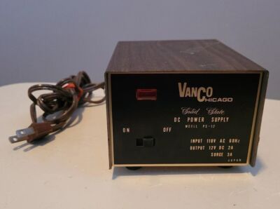 Vintage Vanco Solid State Power Supply PS-12