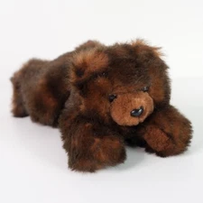 Purr-fection by MJC Brown Bear 12" Plush Vintage No Tush Tag