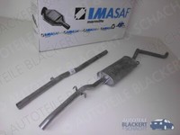 Imasaf Auspuff Set Mittelrohr + Endtopf FüR Vw Jetta 1.5 1978-1980