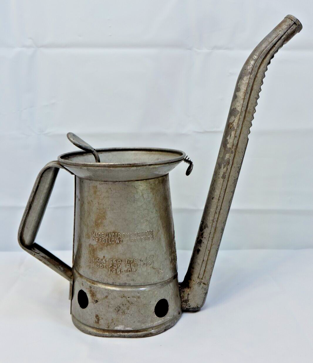 Huffman ガソリン缶　ランプ仕様　50s HUFFMAN Vintage One Quart Oil Can With Swing Spout #59 | eBay