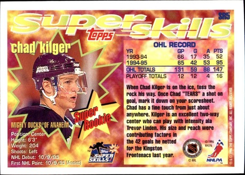 1995-96 Topps đ„
INSERTS đ„
VOUS CHOISISSEZ VOS FAVORIS đ NHL HOCKEY đ„
Cartes - Photo 80 sur 96