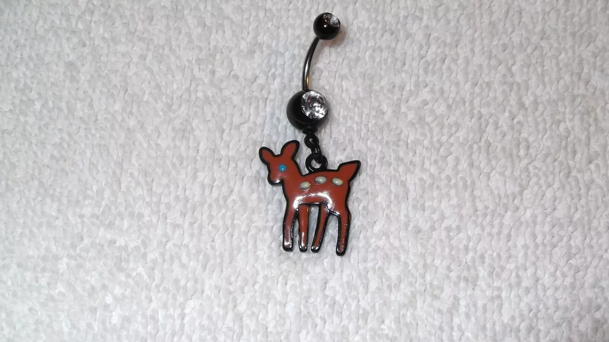 Deer belly button best sale rings