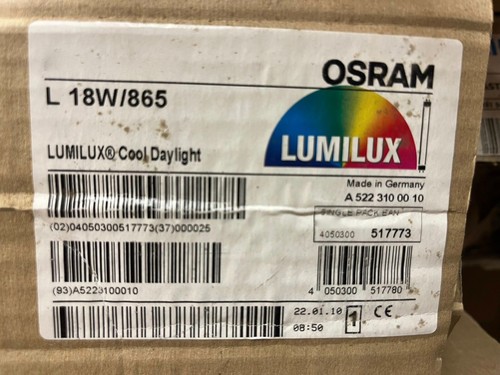 1X OSRAM Fluorescent Lamp T8 60Cm Tube 18W Light Colors: 840 940 930 954 880 865 - Picture 9 of 9