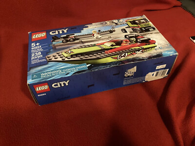 LEGO CITY: Race Boat Transporter (60254) retired sealed set ( box