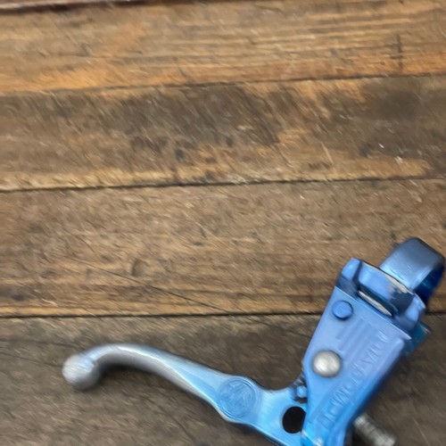Dia Compe Tech 3 Brake Lever MX 1984 84 Old School BMX Right Blue OG 1980s Rear - Picture 8 of 11