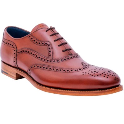 BARKER - Bladen Chestnut - Herren Oxford Brogues Schuhe - UVP 315,00 £