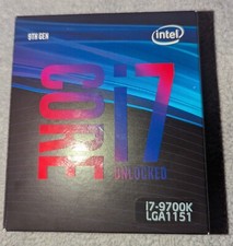 Intel Core i7-9700K 4,9GHz Prozessor Boxed, o...