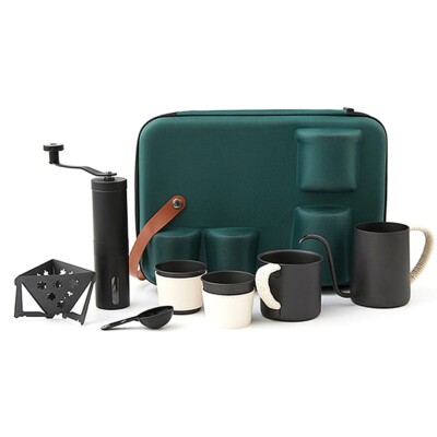 Portable Camping Outdoor Portable Coffee Hand Drip SET(9P)