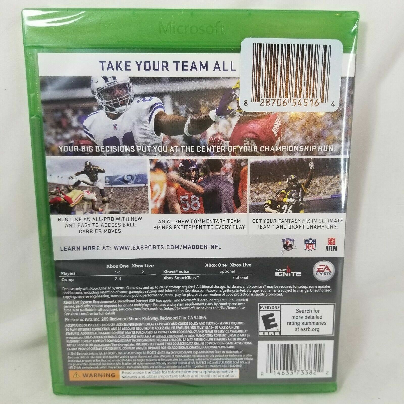 Madden NFL 17 - Xbox One - SEALED NEW 14633733822| eBay