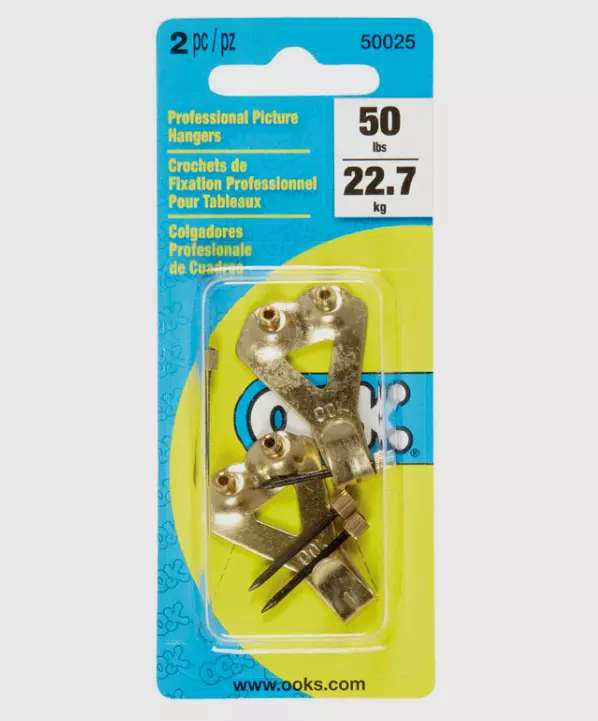 OOK Professional 50 lb. Picture Hangers (2-Pack) 50025 - The Home